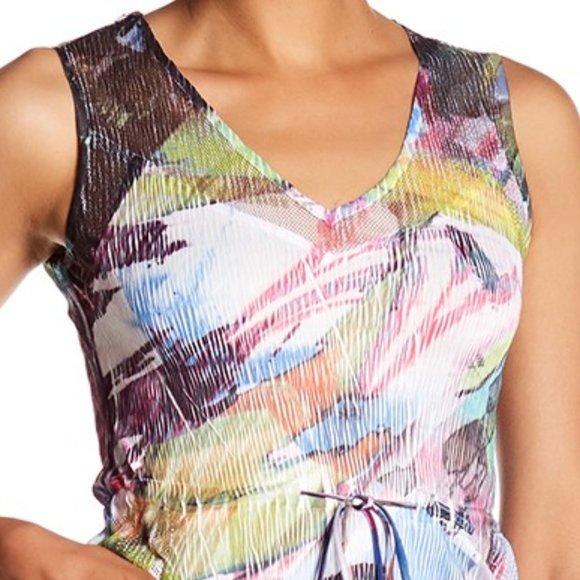 KOMAROV USA Drawstring Mini Tank Dress NEW M - Picture 4 of 7